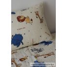 Krepp szürke elefántos gyermek ágyneműhuzat garnitúra (2 részes)