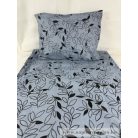 Anita szürke leveles  ágyneműhuzat garnitúra (3 részes, 200-as)