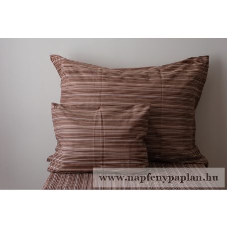 Anita barna csíkos ágyneműhuzat garnitúra (3 részes, 200-as)