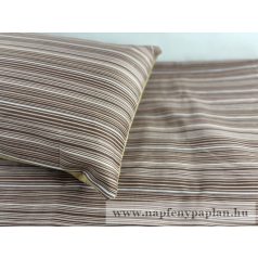   Anita barna csíkos kétoldalas ágyneműhuzat garnitúra (3 részes, 200-as)