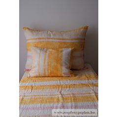   Narancs csíkos ágyneműhuzat garnitúra (3 részes, 200-as,)