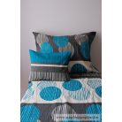 Krepp kék ágyneműhuzat garnitúra (3 részes, 200-as,)