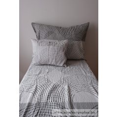 Krepp szürke ágyneműhuzat garnitúra (3 részes, 200-as,)