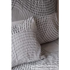 Krepp szürke ágyneműhuzat garnitúra (3 részes, 200-as,)