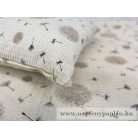 Krepp bézs ágyneműhuzat garnitúra (3 részes, 200-as,)