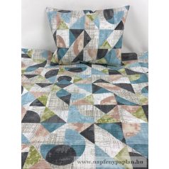   Krepp geo mintás ágyneműhuzat garnitúra (3 részes, 200-as,)