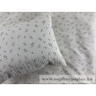 Krepp bézs mintás ágyneműhuzat garnitúra (3 részes, 200-as,)