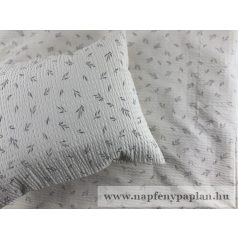   Krepp bézs mintás ágyneműhuzat garnitúra (3 részes, 200-as,)