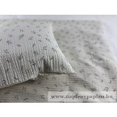   Krepp bézs mintás ágyneműhuzat garnitúra (3 részes, 200-as,)