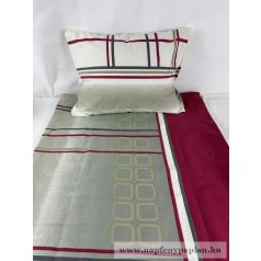 Bordó ágyneműhuzat garnitúra (3 részes, 200-as,)