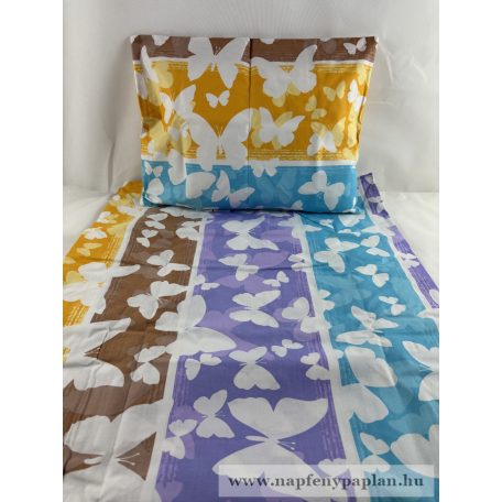 Pillangós mintás ágyneműhuzat garnitúra (3 részes, 200-as,)