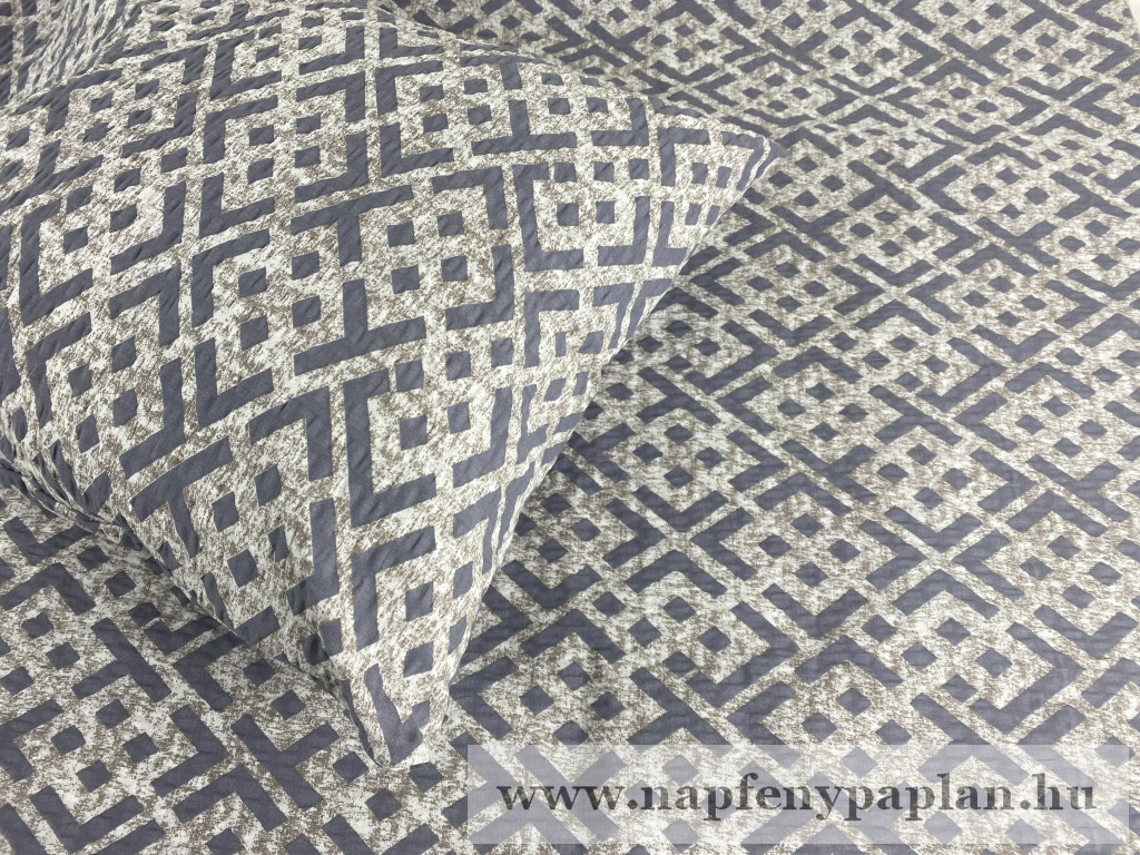 Image of Krepp rombusz mintás ágyneműhuzat garnitúra (3 részes, 200-as,)