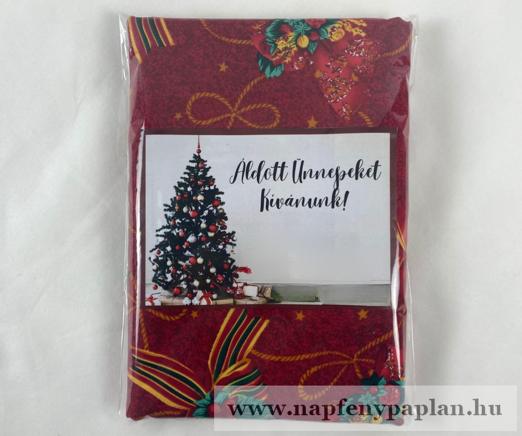 Image of Karácsonyi bordó abrosz (140x220)