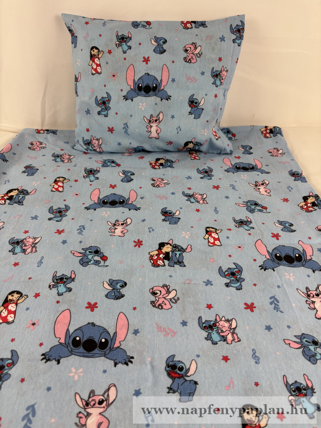 Image of Panka gyermek ágyneműhuzat garnitúra (2 részes, pamut-poliészter) stitch